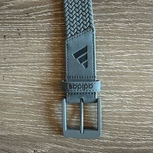 Men’s golfing Adidas Gray Braided Belt